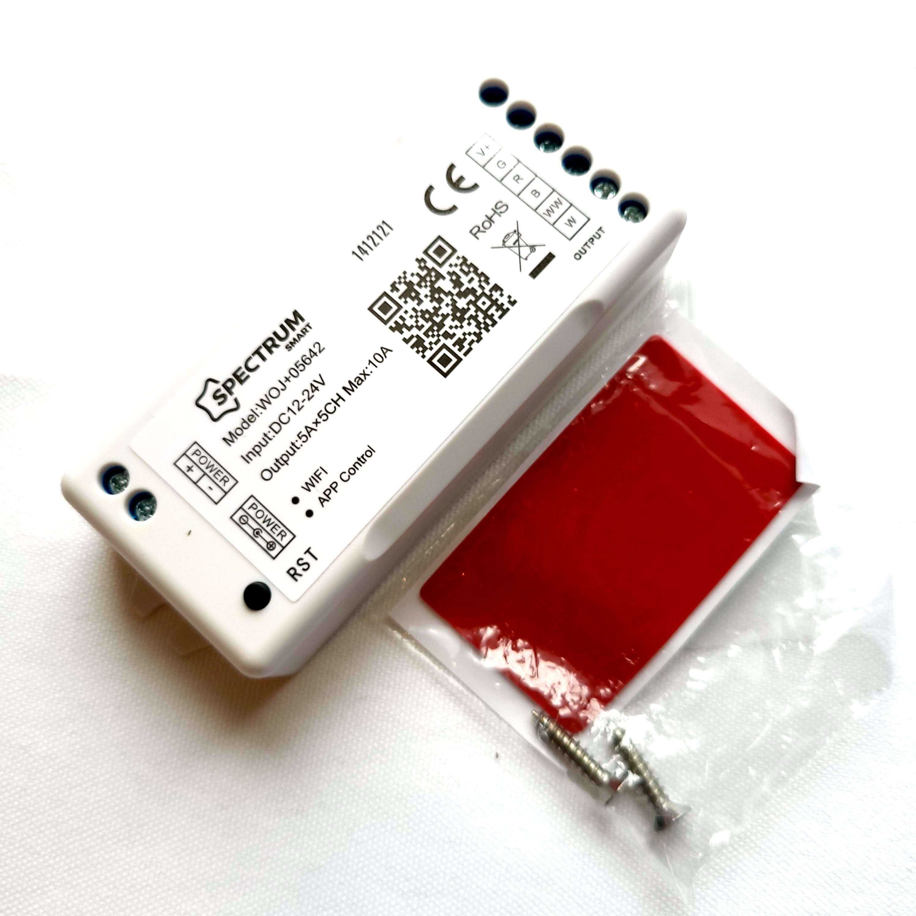 Kontroler do pasków LED Spectrum SMART RGBW+CCT+DIMM Wi-Fi TUYA