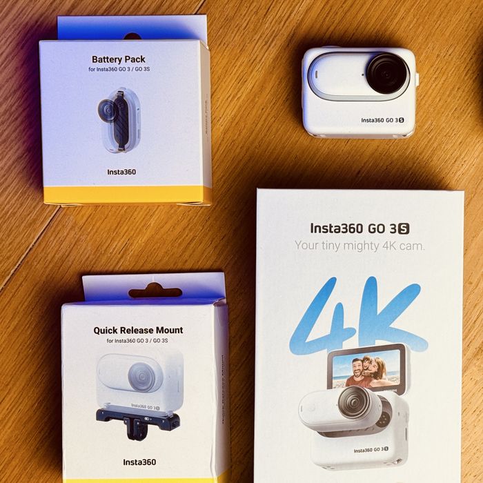 Kamerka Insta360 GO 3S 128GB – wersja PRO Battery Pack + Gwarancja PL