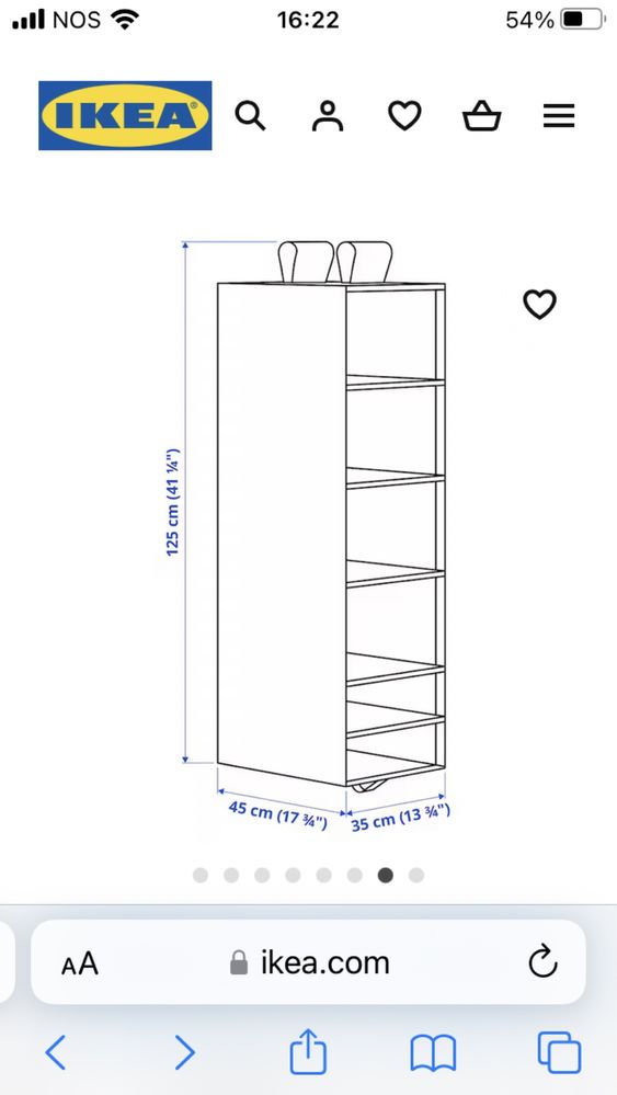 Organizador de roupeiro Ikea