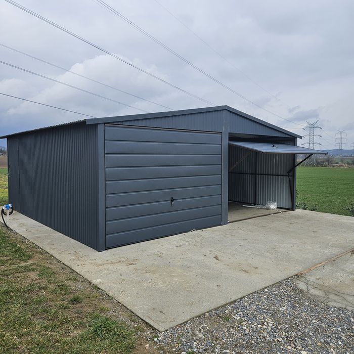 6x5.5 POD Garaze Blaszane Garaż Blaszny Blaszak Blaszaki Garaże Garaz