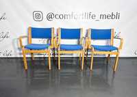 Вінтажний / синій / дерев'яний стілець / стільці / крісла /СOMFORTLIFE