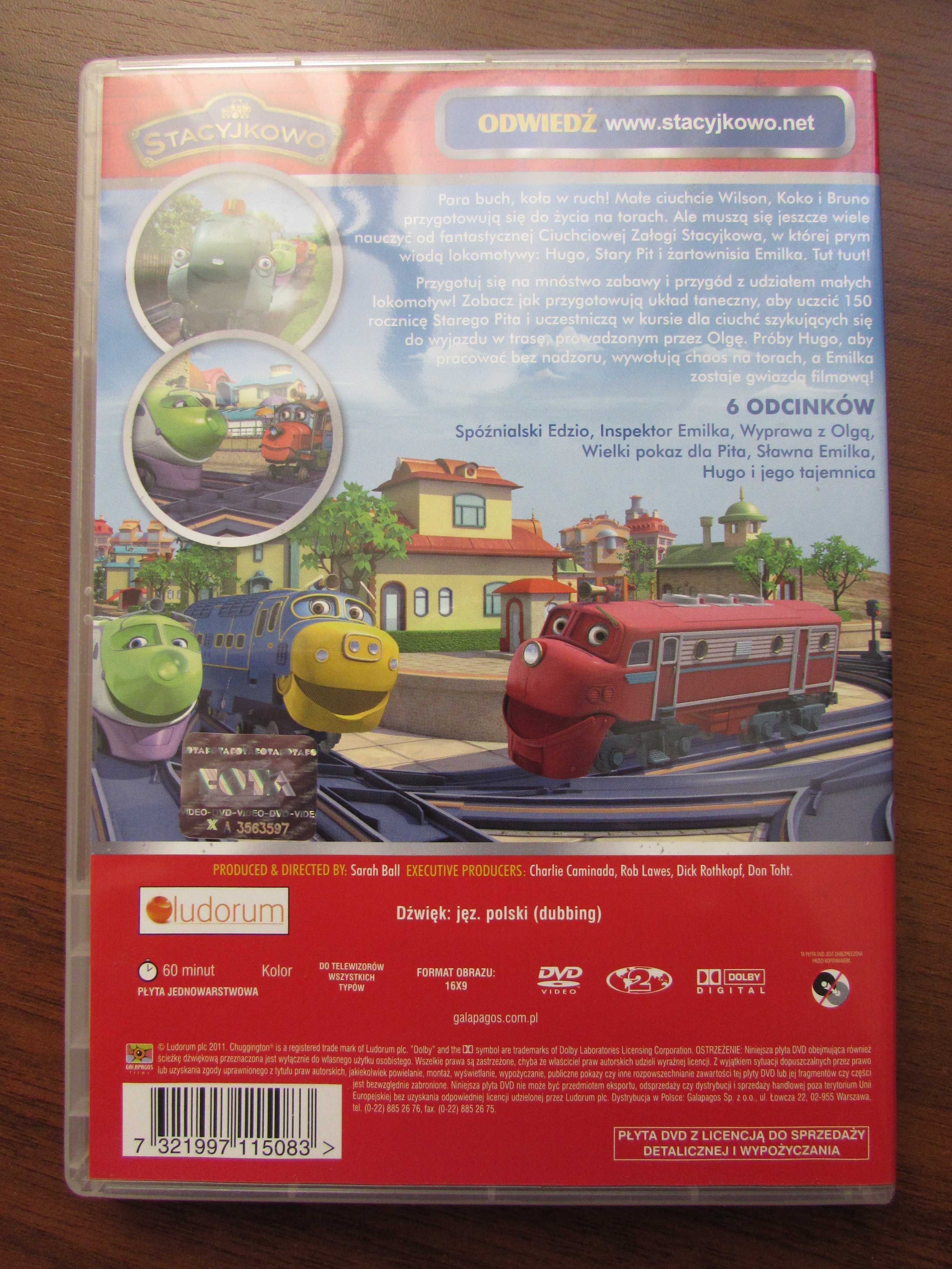 Stacyjkowo Kolej na super załogę 6 odcinków na 1 płycie DVD