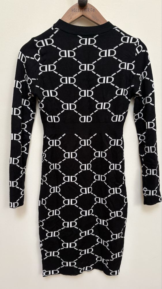 Vestido em malha moda italiana