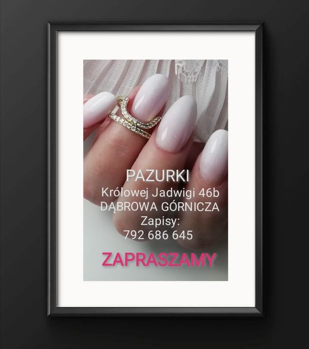 Manicure Klasyczny,  hybrydowy, Żelowy, Przedłużanie