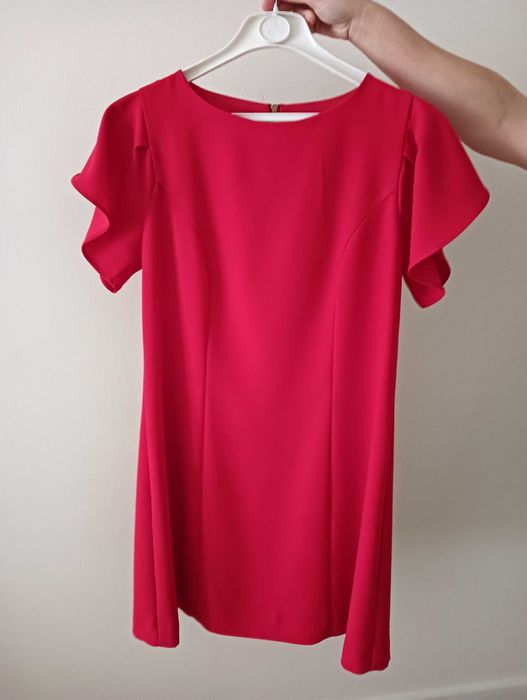 Vestido curto vermelho