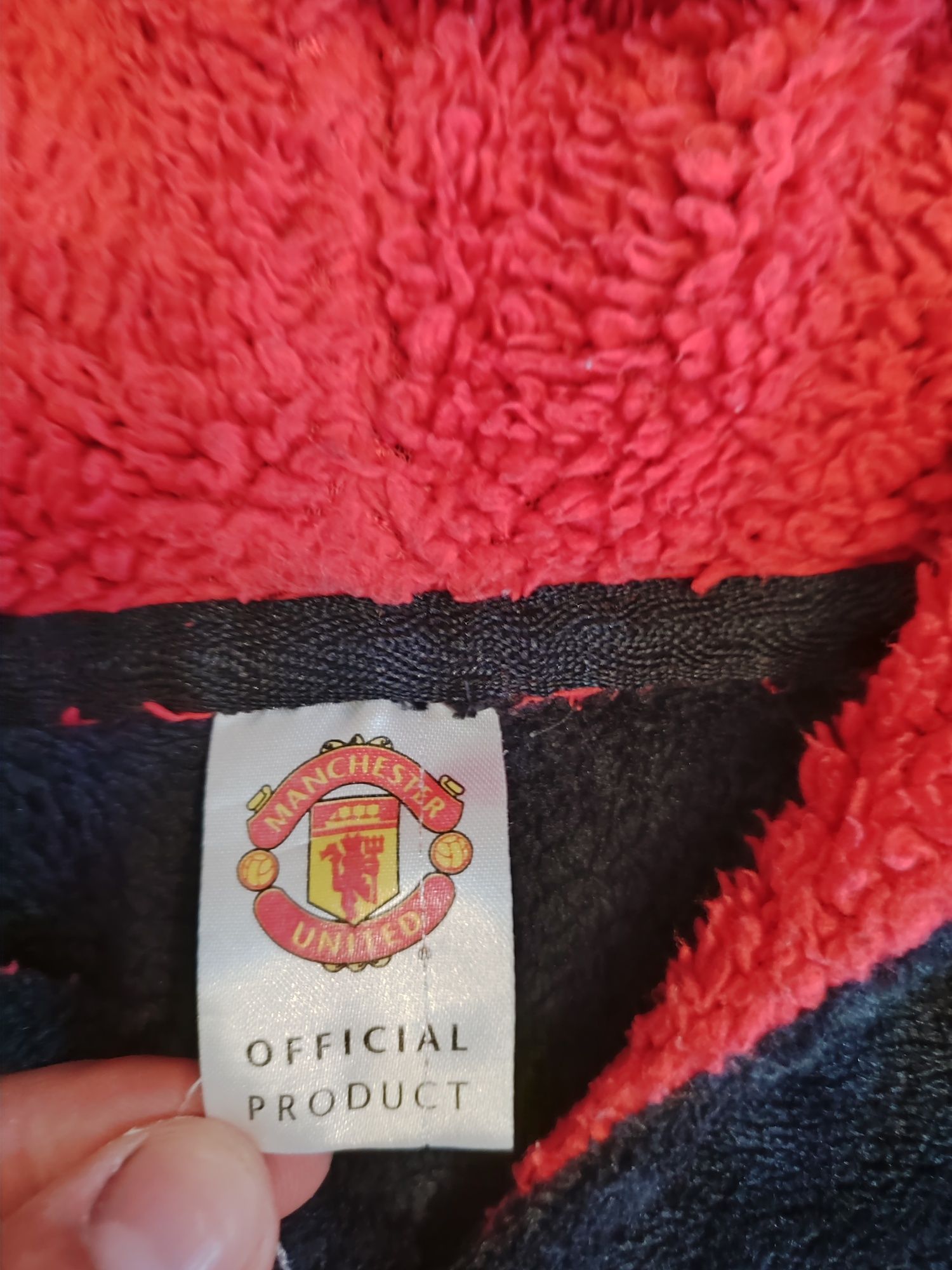 Флісова піжамна кофта-ковдра manchester united