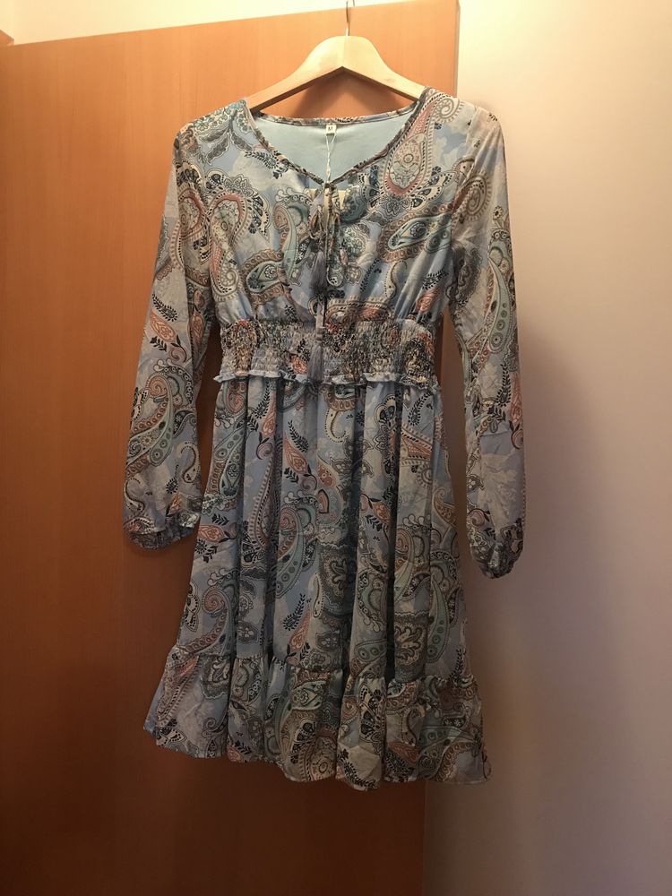 Vestido de seda midi