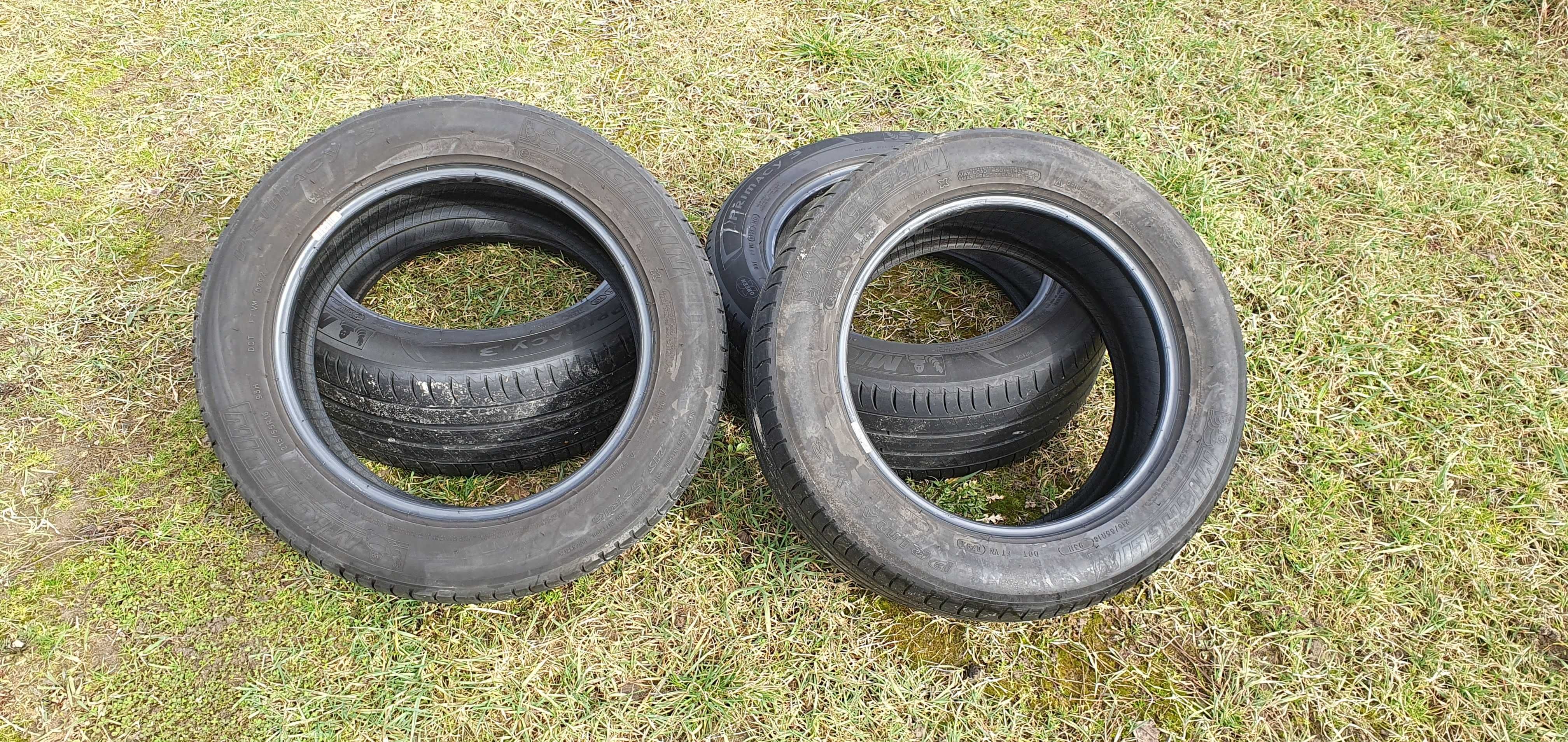 Opony letnie 2 x Michelin Primacy 3 215/55/16 2017r  około 35000 km