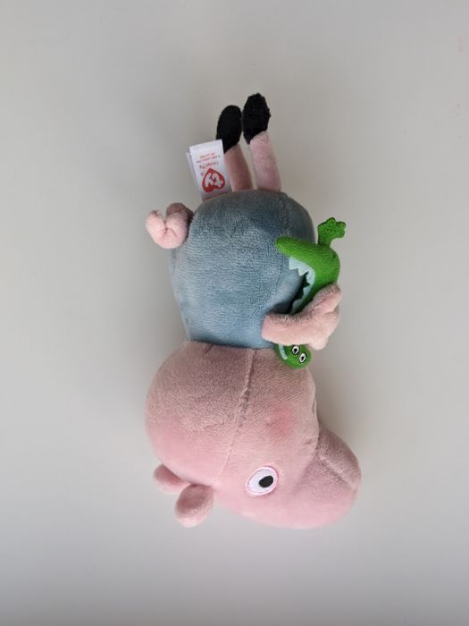 М'яка іграшка Джордж Свинка Пеппа з динозавром peppa pig tu
