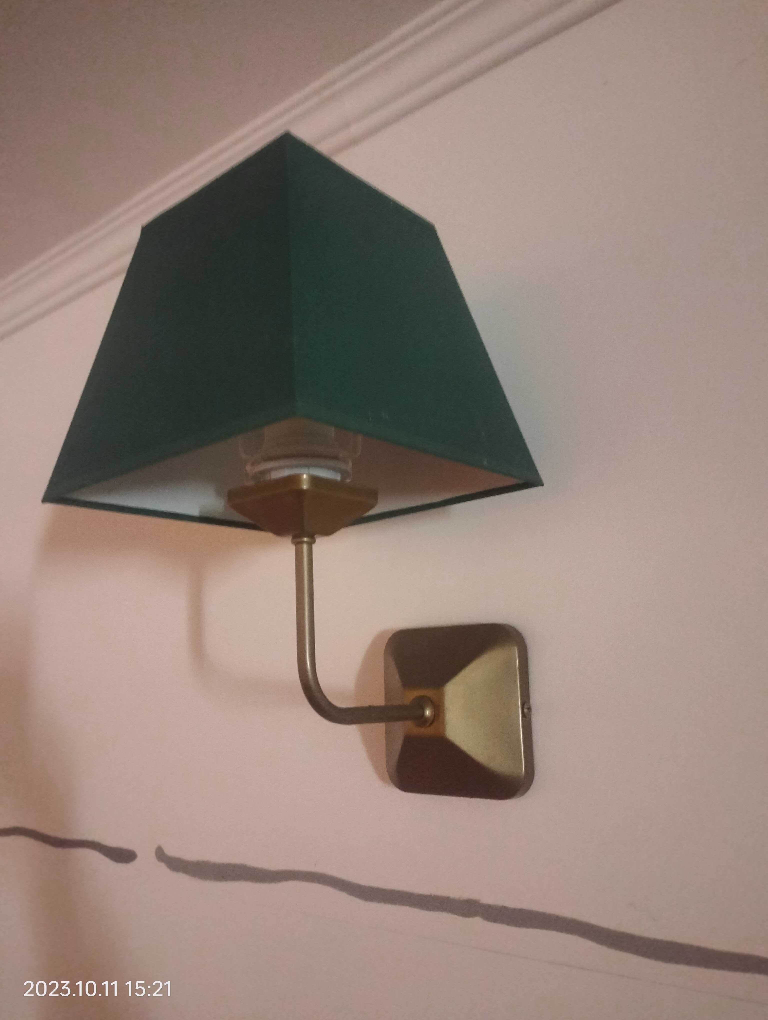 Lampa zielona, lampy bilardowe, do baru