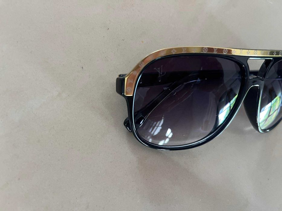 Okulary przeciwsłoneczne Louis Vuitton czarne