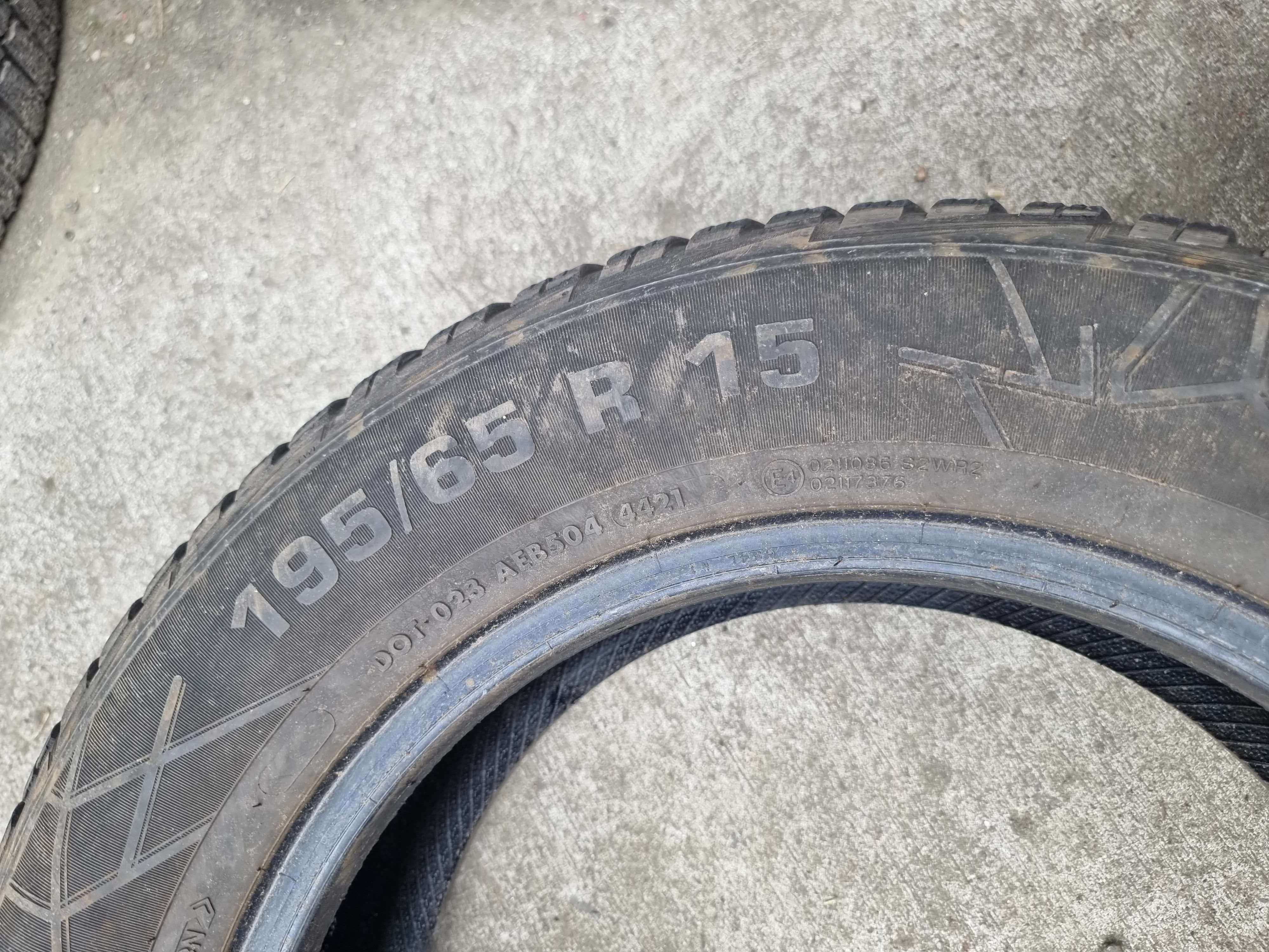 Opony komplet 195/65/15 2021 r. Vredestein Wintrac DOT 4421 7,0 mm