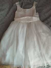 Нарядное белое біле платье плаття принцессы снежинки сніжинка на 4 год