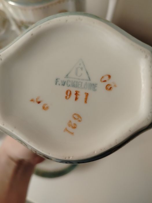 Porcelana Ćmielów - serwis do herbaty Lwów
