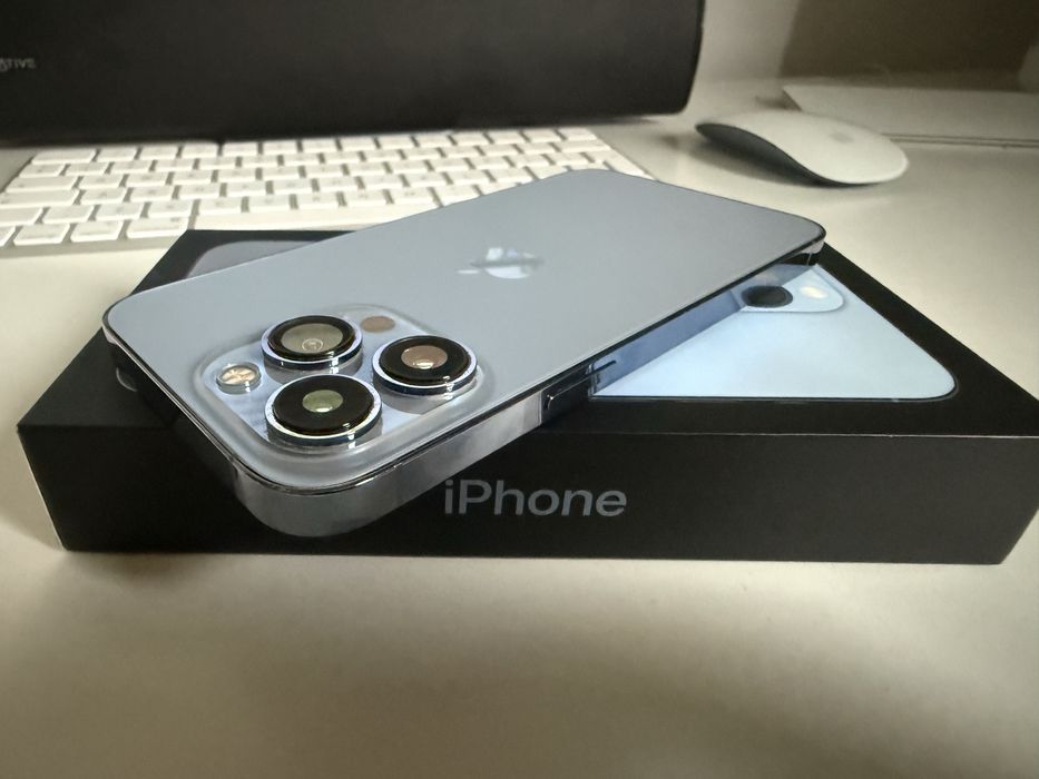 iPhone 13 Pro 128gb Sierra Blue Idealny Bateria 100%