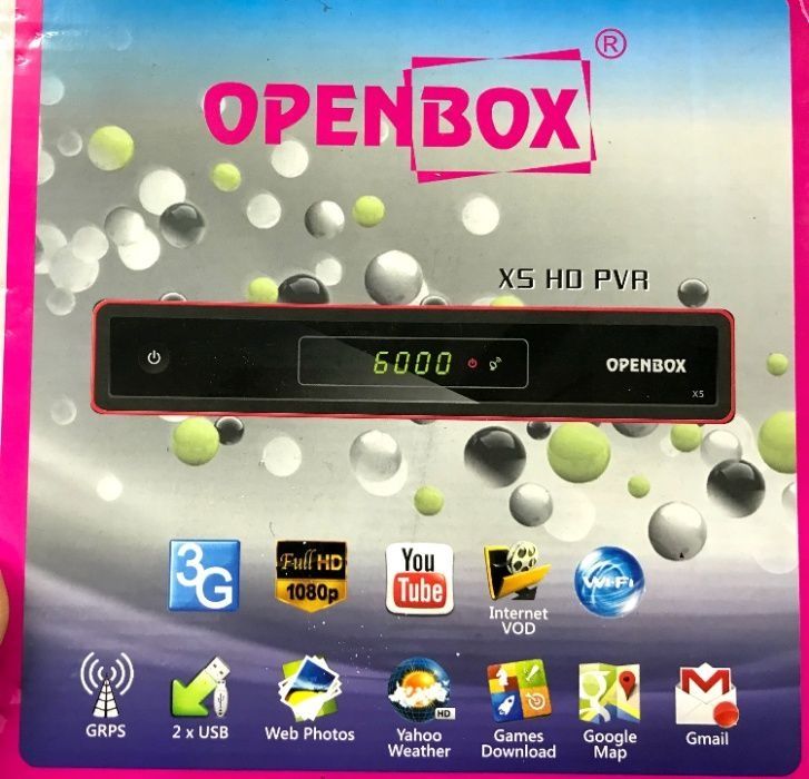 Recetor Satélite Openbox X5 full HD 1080p