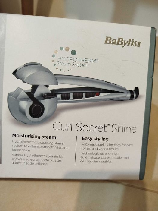 Modelador de Cabelo automático BABYLISS Hydrotherm Steam System Novo