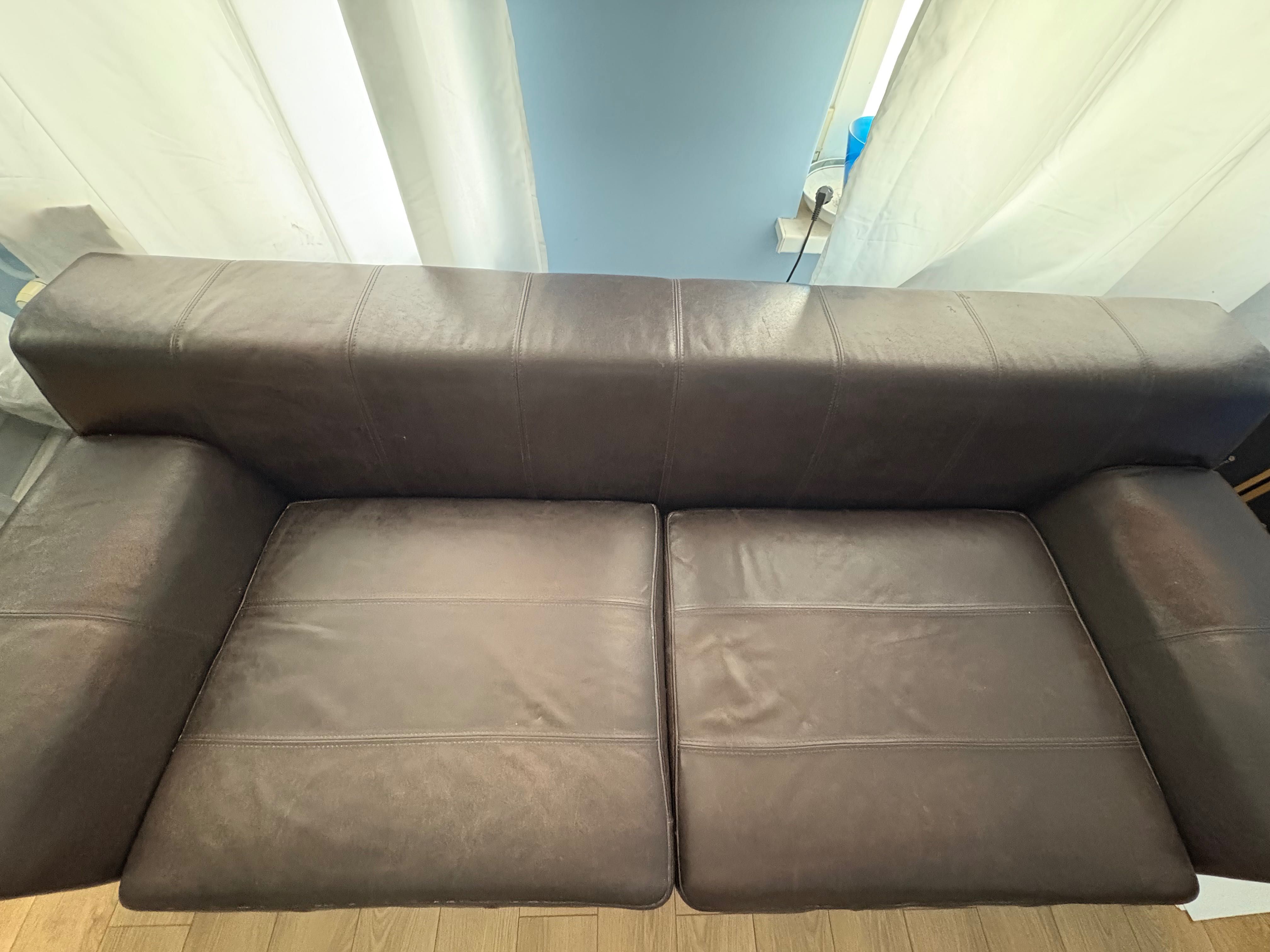 Sofa Ikea 2,2x0,8 skorzana
