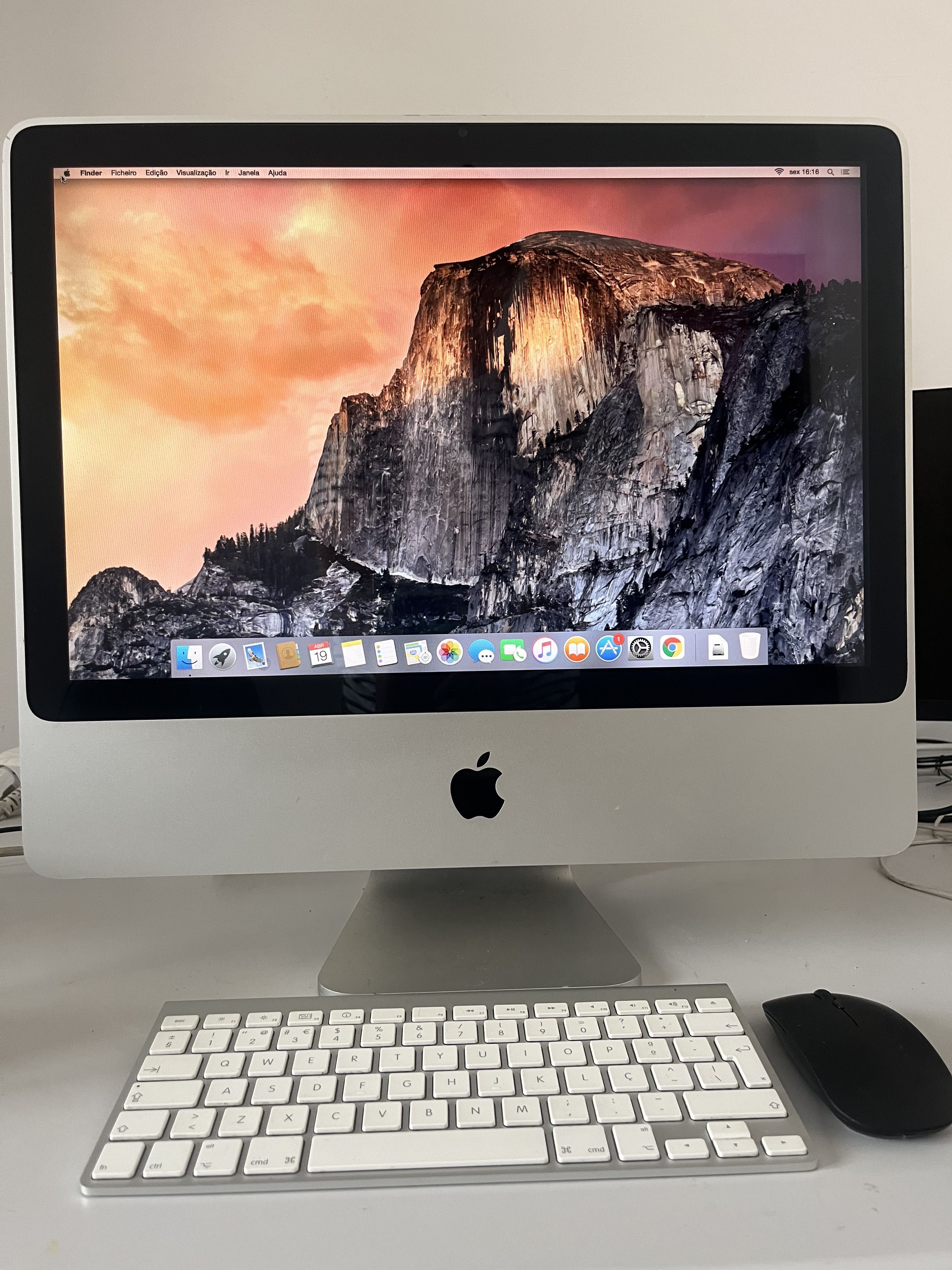 iMac 20" SSD 256 giga rato e teclado sem fios