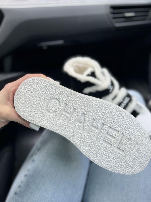 Зимові кеди черевики шанель chanel 38