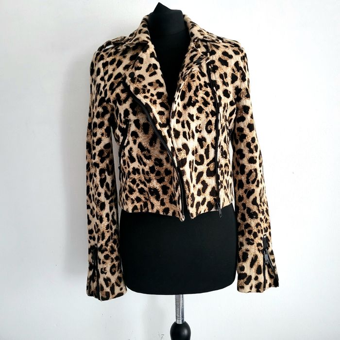 OKAZJA h&m kurtka jedienna damska animal panterka leopard 36 s 38 m xs