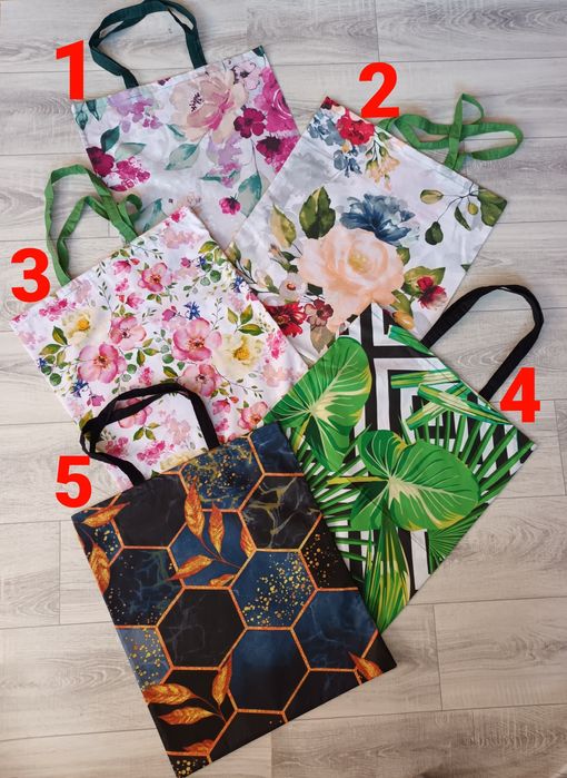Torba bawełniana na zakupy Eko handmade Dzień Mamy Babci