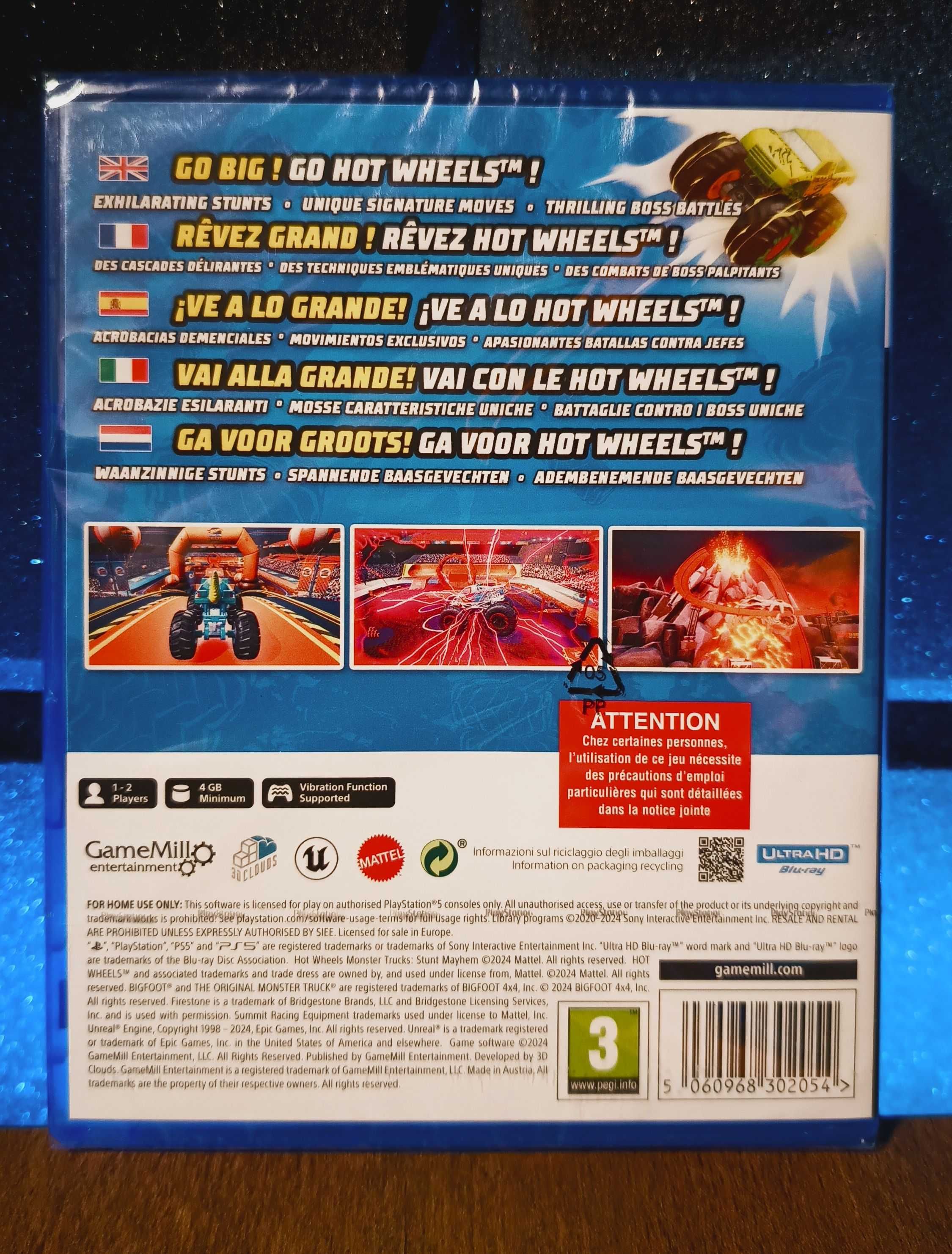 Hot Wheels Monster Trucks: Stunt Mayhem PS5 - super wyścigi dla dzieci