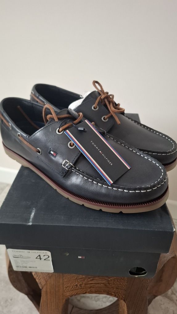 мокасини чоловічі шкіряні TOMMY HILFIGER