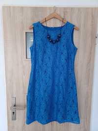 Przepiękna błękitna sukienka Monnari rozmiar 42/44