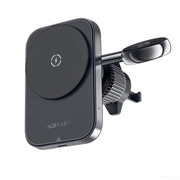 Uchwyt samochodowy Acefast D18 z ładowarką MagSafe + kabel USB-A USB-C