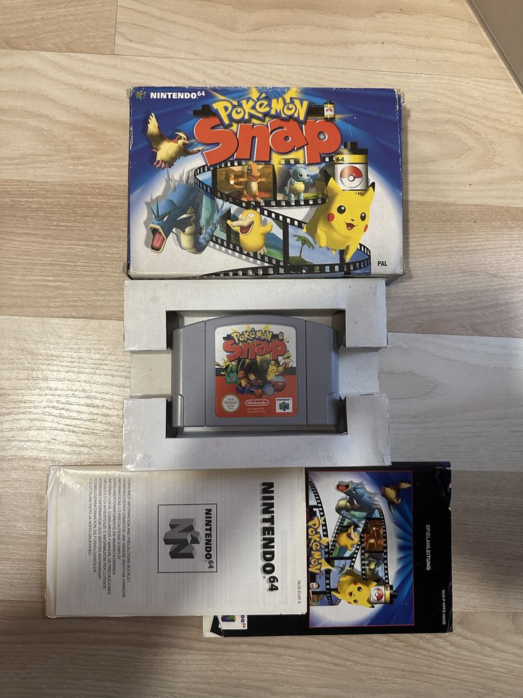 Nintendo 64 Pokemon Snap zestaw z pudełkiem !