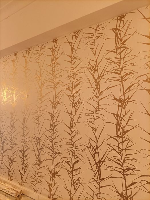 Decoração com papel de Parede.