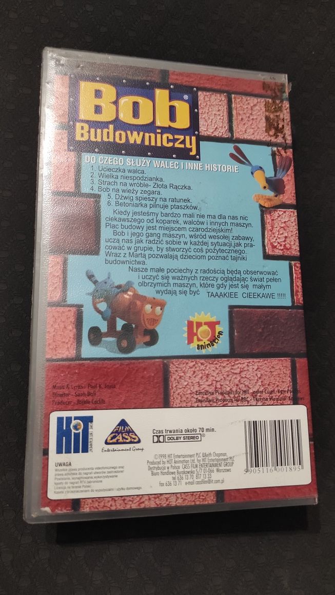 Kaseta VHS Bob budowniczy