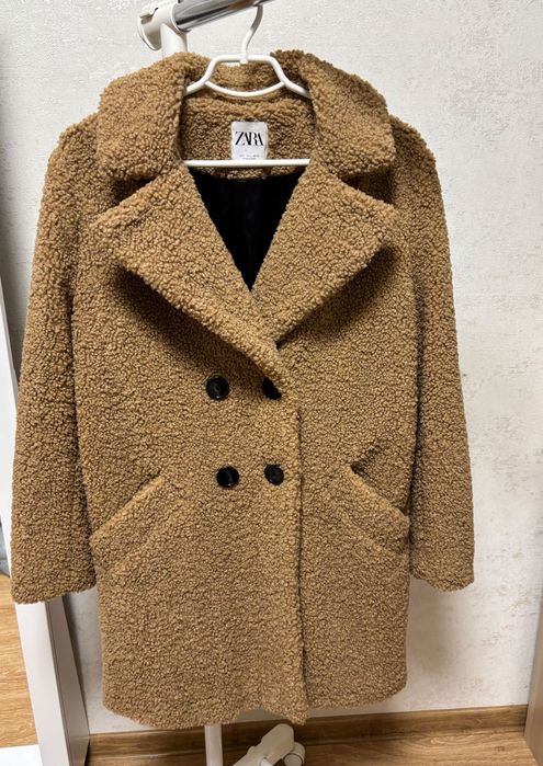 Шубка  Zara Тедді овчина L/40