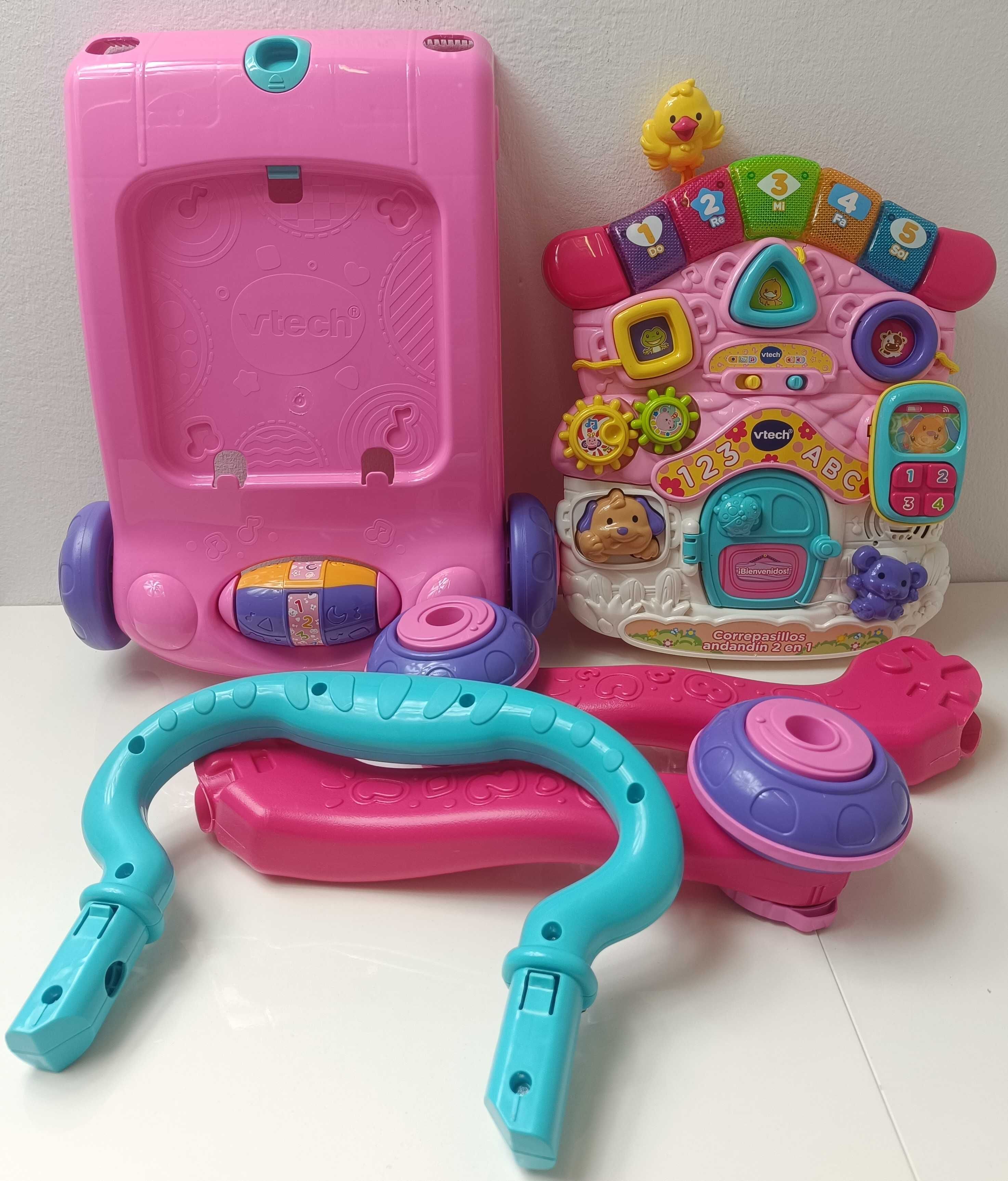 PROMOCJA - 30% Vtech 2 w 1 interaktywny chodzik pchacz dla dzieci