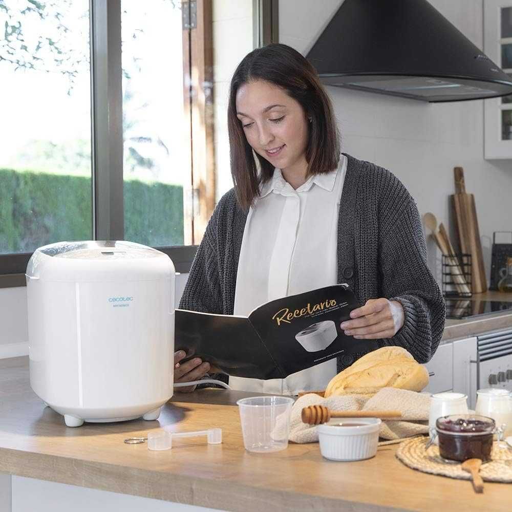 Cecotec Panificadora Máquina de fazer pão [2 modelos 1 kg/1,5 kg] NOVO