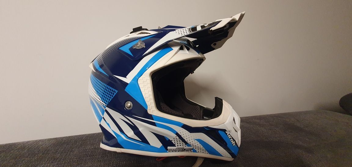 AIROH AVIATOR 2.2 FLASH BLUE MX kask quad avt rozmiar xl