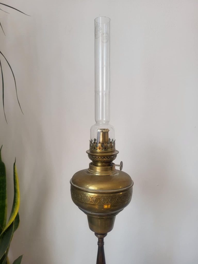 Lampa naftowa antyk