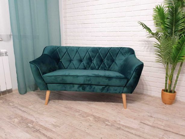 Sofa 2-osobowa TOSCANA w stylu skandynawskim