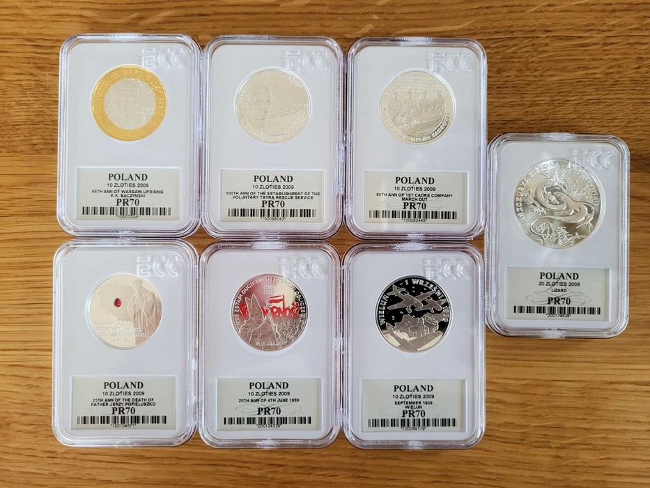 Zestaw monet srebrnych 2009