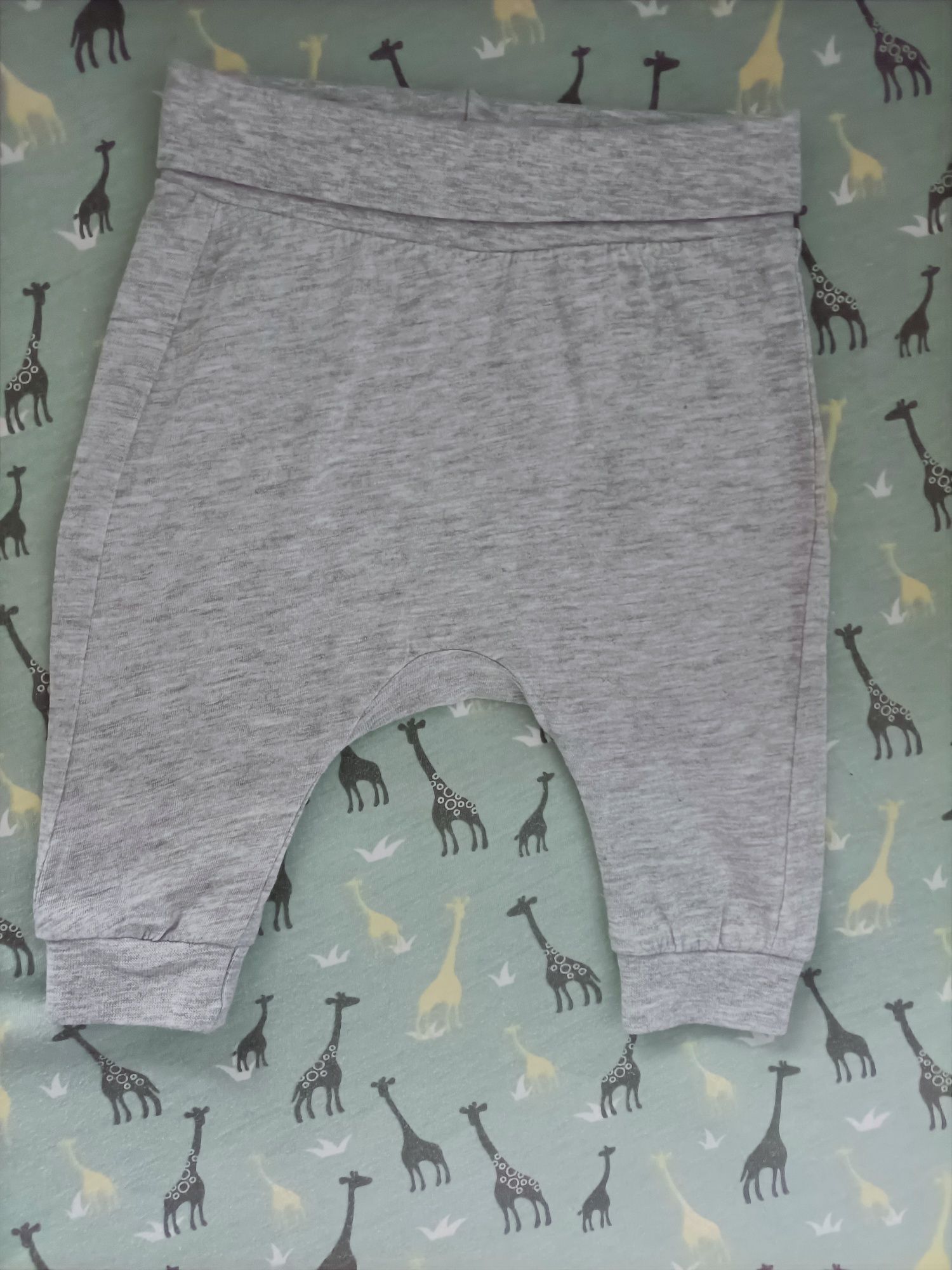 Spodnie bawełniane baggy H&M rozmiar 56