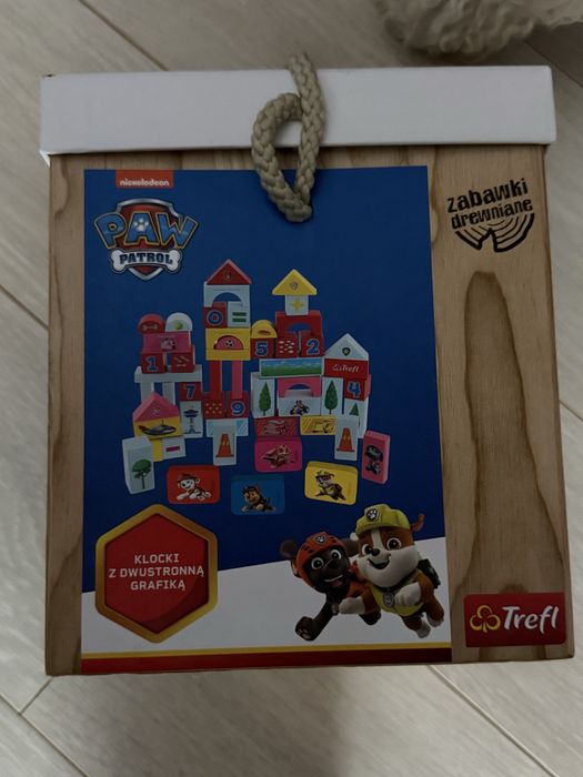 Klocki drewniane PAW Patrol Psi Patrol - cyferki