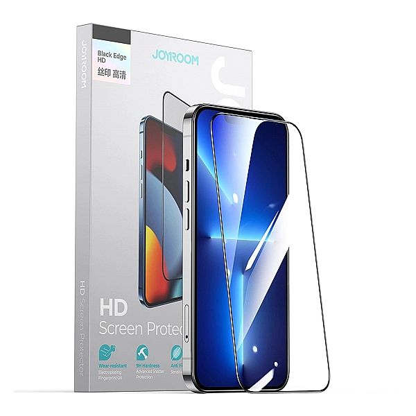 Joyroom Knight 2,5D TG szkło hartowane do iPhone 14 Plus na cały ekran