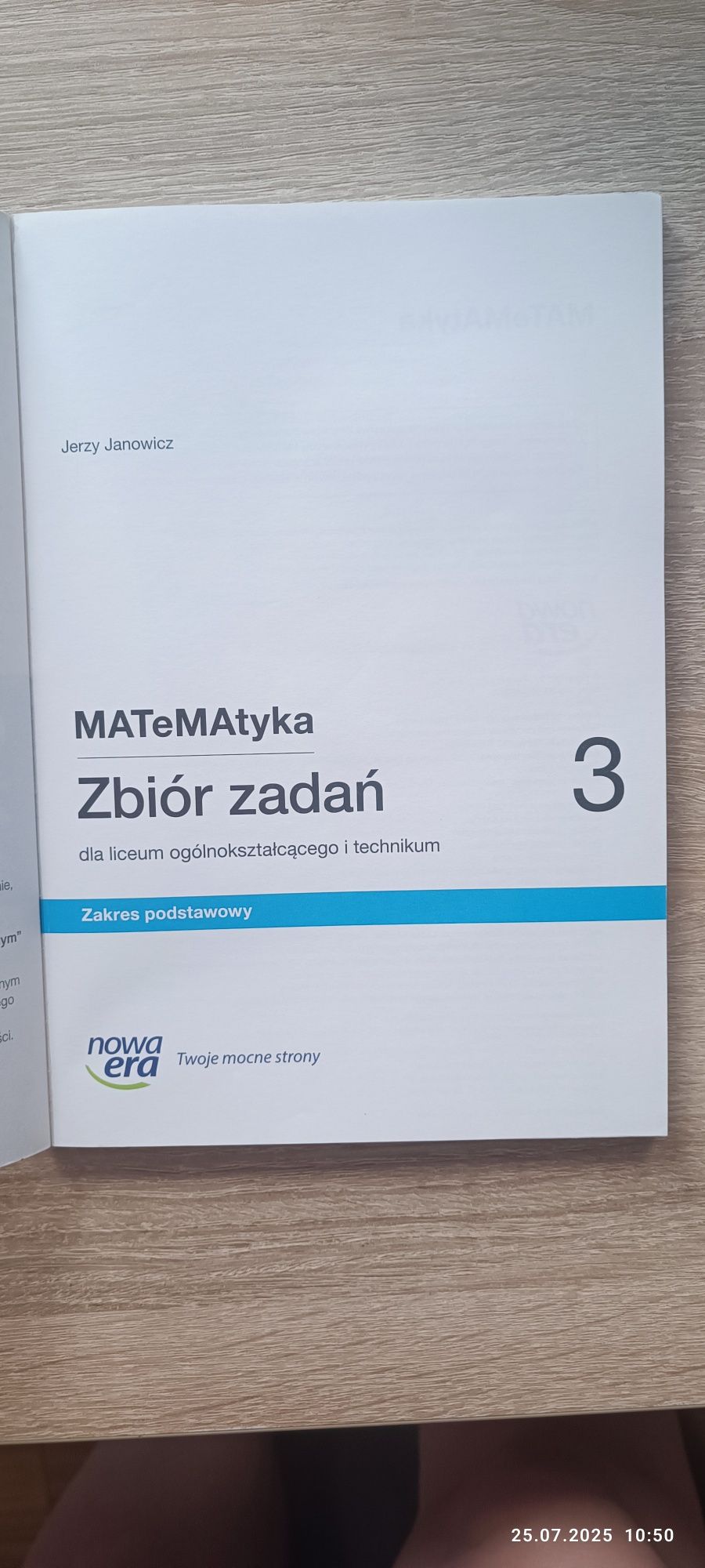 Matematyka 3 zbiór zadań  zakres podstawowy