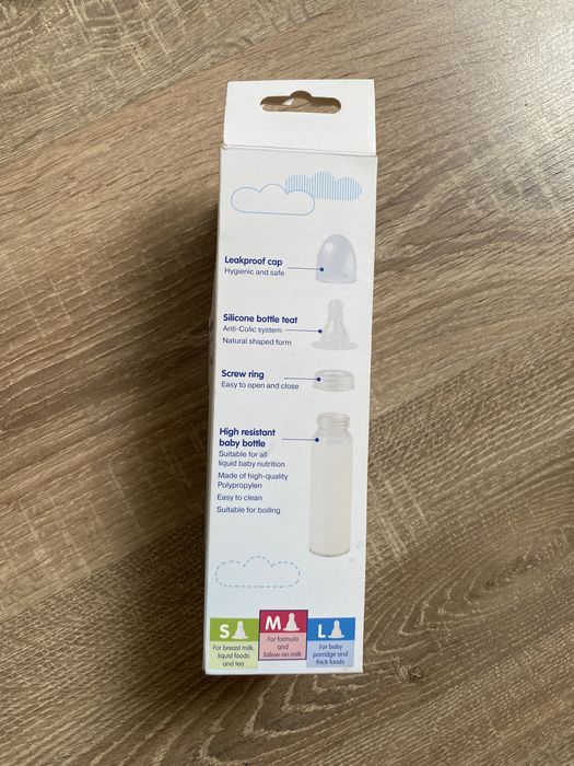 Набір пляшечка baby nova, пустушка 6-18m  + ніблер в подарунок!!!