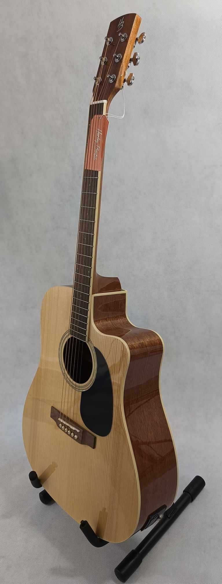 Harley Benton CLD-60SCE NT Custom Line-gitara elektro akustyczna