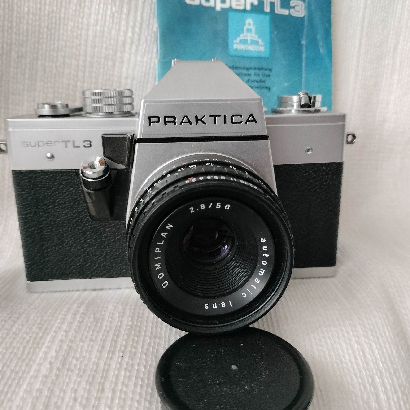 Praktica super TL3 Domiplan 50mm 1:2.8 M42