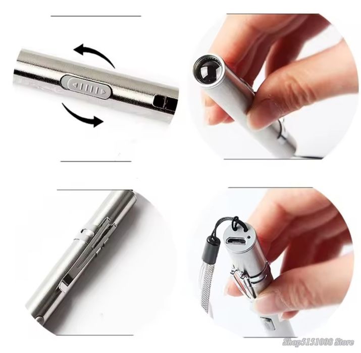 Laser lampka LED ultrafiolet zabawka dla kota USB