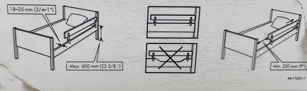 Łóżko dziecięce IKEA KRITTER 70x160 cm Białe. Pełen zestaw / stan bdb.