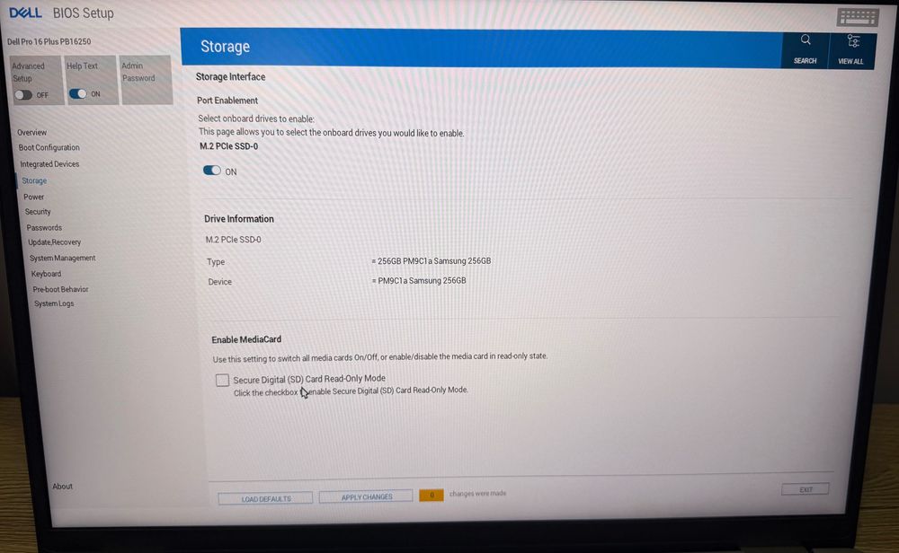 Ноутбук Dell Pro 16 Plus PB16250 Ultra 5 235 /16 Ram/ 256/FHD+